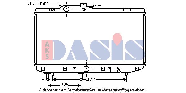 AKS DASIS Radiators, Motora dzesēšanas sistēma 211680N